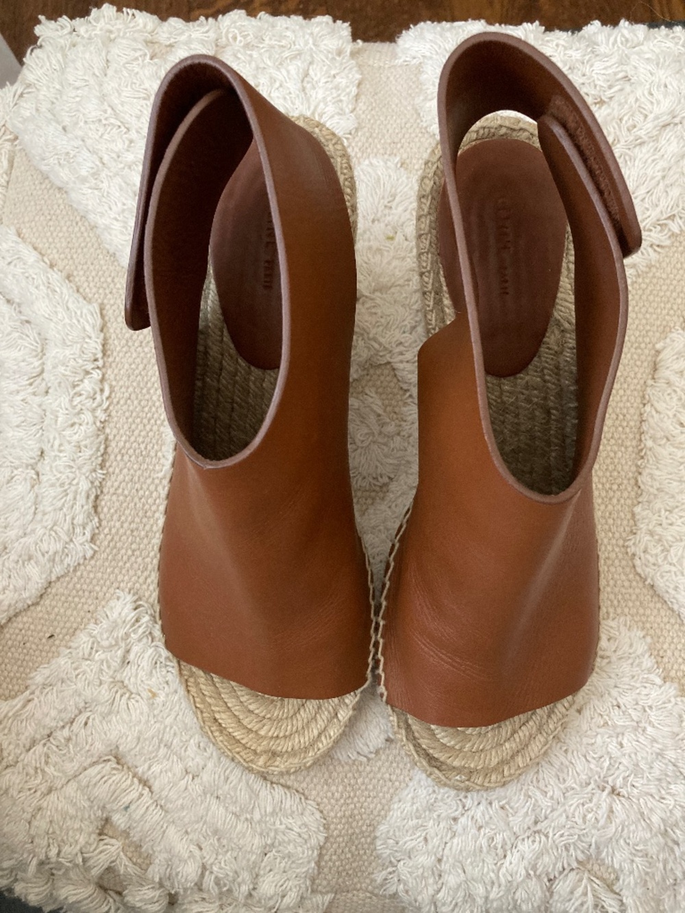 Celine Paris Leather Wedge 39